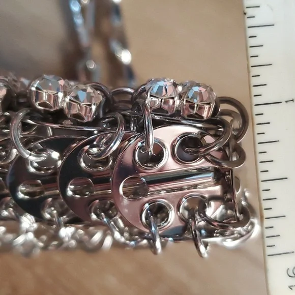 Iconic NWT Paco Rabanne Rhinestone 1969 Nano Bag - Picture 13 of 13